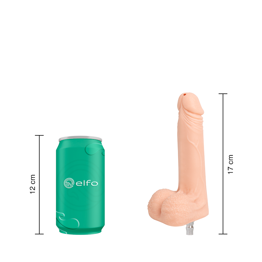 Dildo Uriel Flesh Compatible con Robbocock Machine